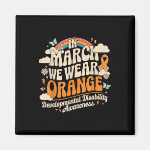 Imã Em março Vestimos Laranja - Deficiência no Desenvo