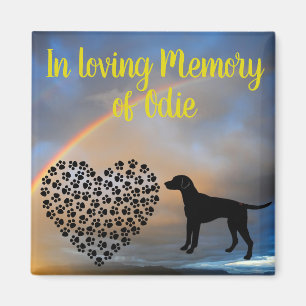 Imã Em memória Loving cão memorável conhecido