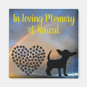 Imã Em memória Loving cão memorável conhecido