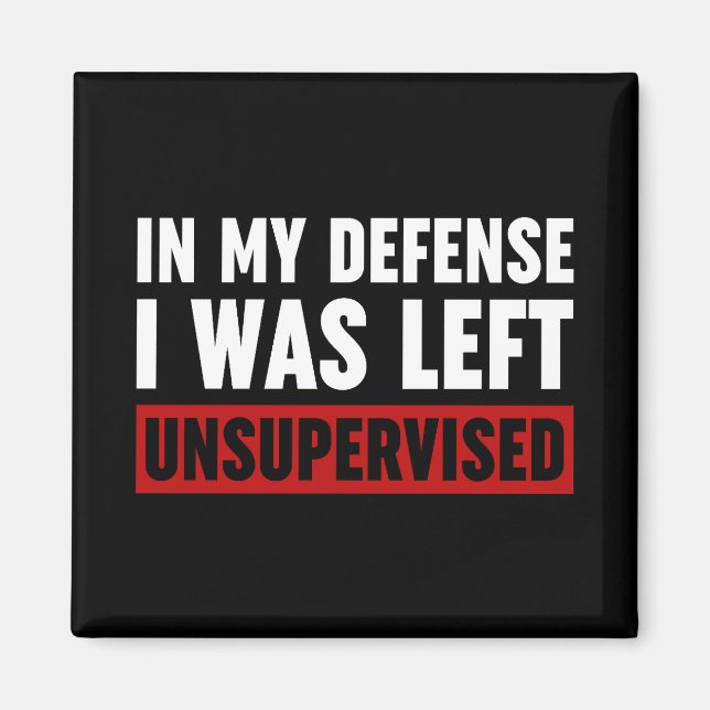 Imã Em Minha Defesa Eu Fui Deixado Sem Supervisão (Frente)