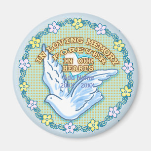Imã Em nosso ímã "Hearts Memorial"