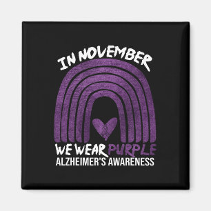 Imã em novembro, vestimos a consciência do alzheimer r