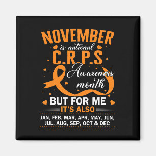 Imã Em novembro, Vestimos o Orange Ribbon CRPS Sensibi