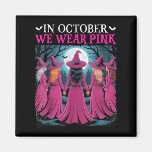 Imã Em Outubro Nós Usamos Nk Bruxa Halloween Câncer de