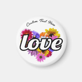 Imã Em Sangue - Buquê Floral Com Forma De Coração De A