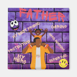 Imã Em Seus Ombros Pai Meu Herói