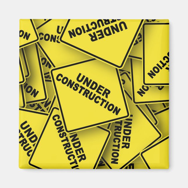 Imã Em Sinais De Construção (Frente)