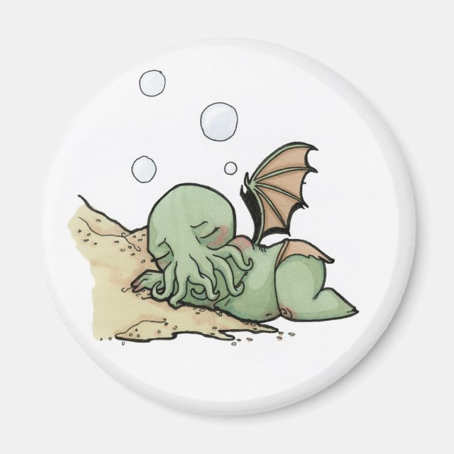 Imã Em sua casa no morto R'lyeh Cthulhu espera sonhand (Frente)