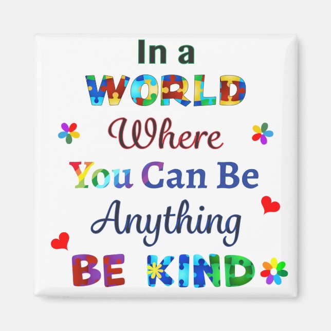 Imã Em um mundo onde você pode ser qualquer coisa (Frente)