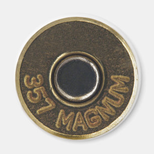Imã Embalagem de bronze do escudo de 357 magnum