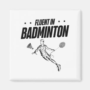 Imã Embalagem Do Jogador De Badminton