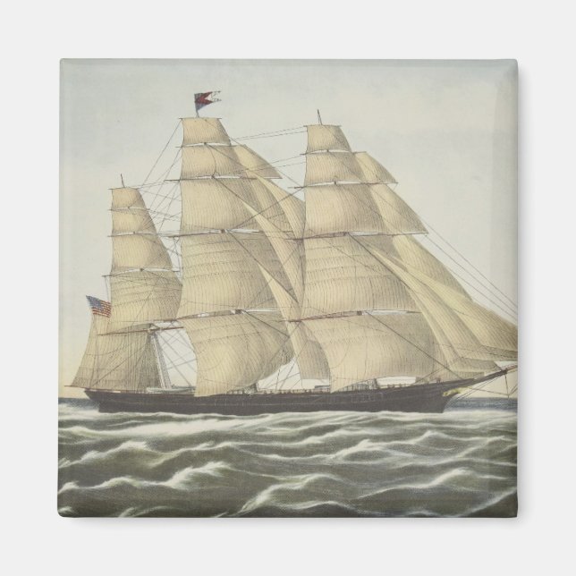 Imã Embarcação Clipper, Nuvem Voadora (Frente)