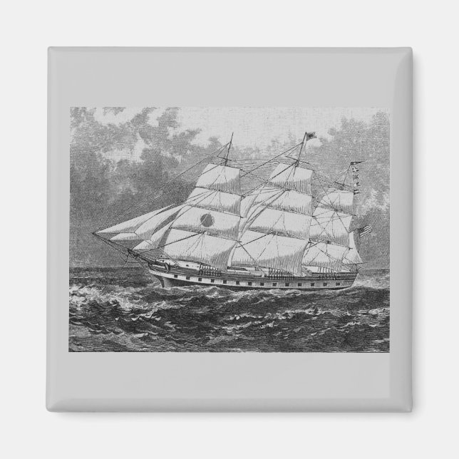 Imã Embarcação de Navegação Antiga (Frente)