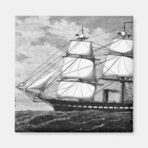 Imã Embarcação de vela antiga