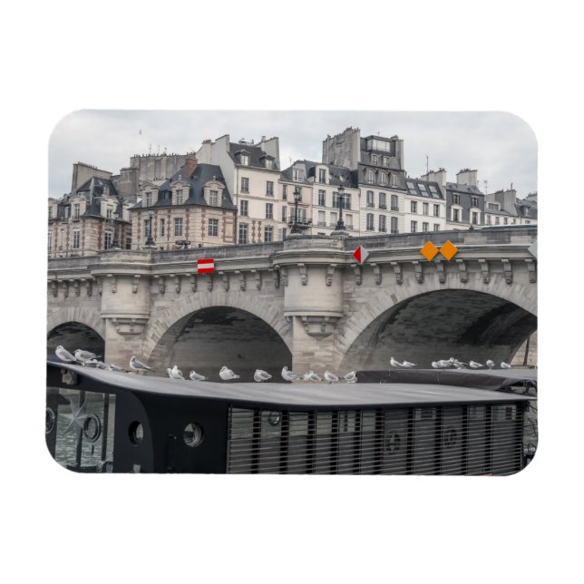 Ímã Embarcação perto de Pont Neuf - Paris (Horizontal)