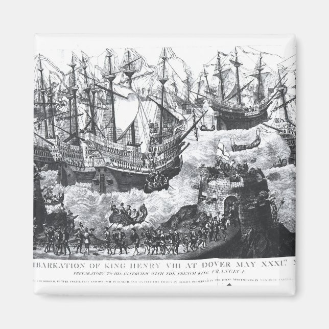 Imã Embarque de Henrique VIII em Dover (Frente)