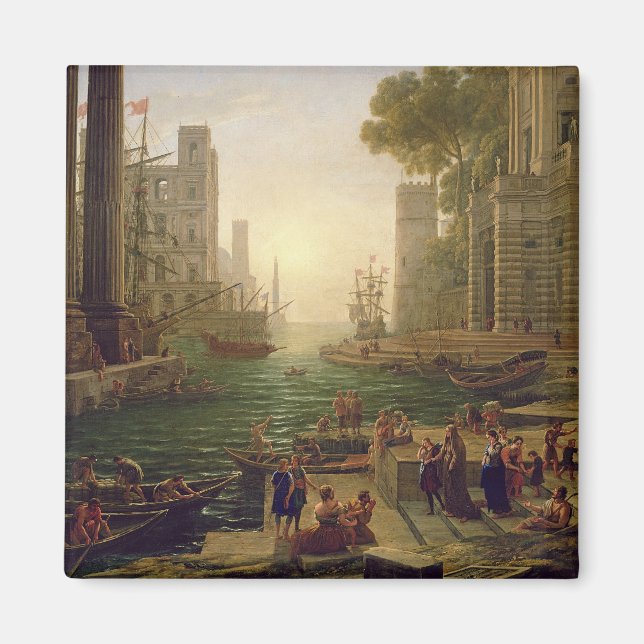 Imã Embarque de Ruas. Paula Romana em Ostia, 1637-39 (Frente)