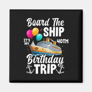 Imã Embarque No Navio É Minha Viagem De 40º Aniversári