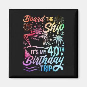 Imã Embarque No Navio É Minha Viagem De Aniversário De