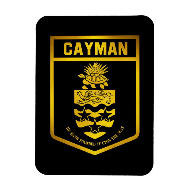 Ímã Emblem das Ilhas Cayman (Vertical)