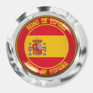 Imã Emblem espanha redonda