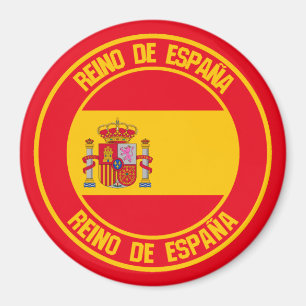 Imã Emblem espanha redonda