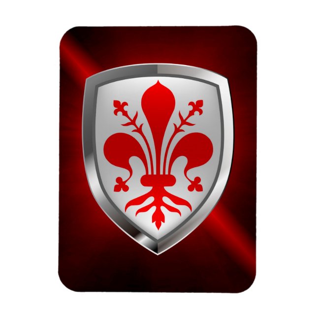 Ímã Emblem Metálico Firenze (Vertical)