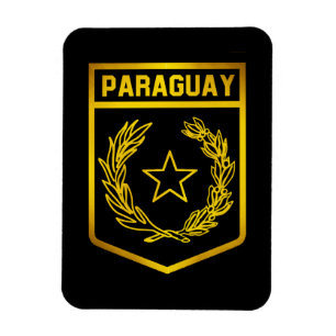 Ímã Emblem Paraguai