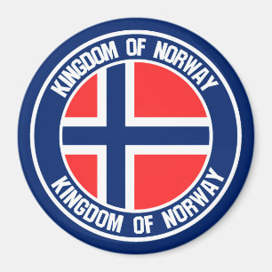 Imã Emblem redonda da Noruega
