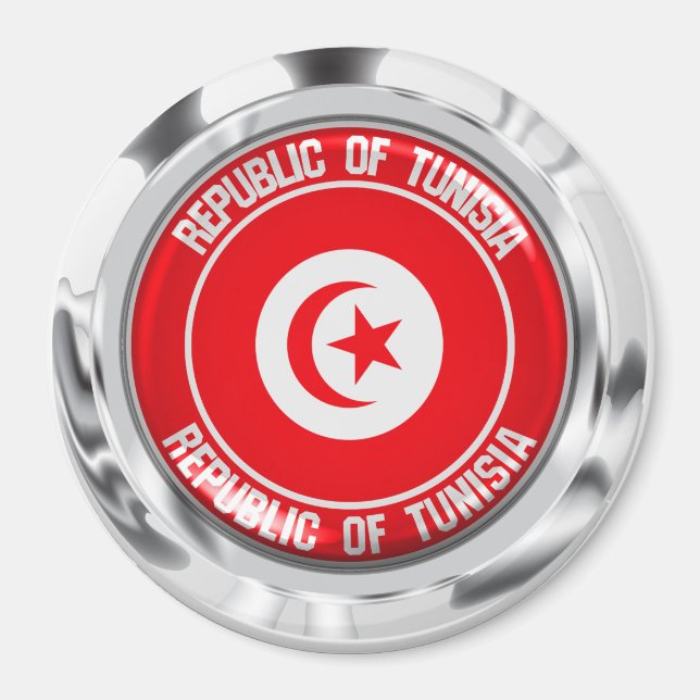 Imã Emblem redonda da Tunísia (Frente)