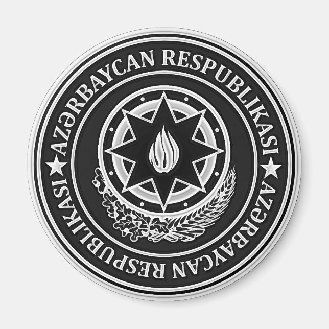 Imã Emblem redonda do Azerbaijão (Frente)