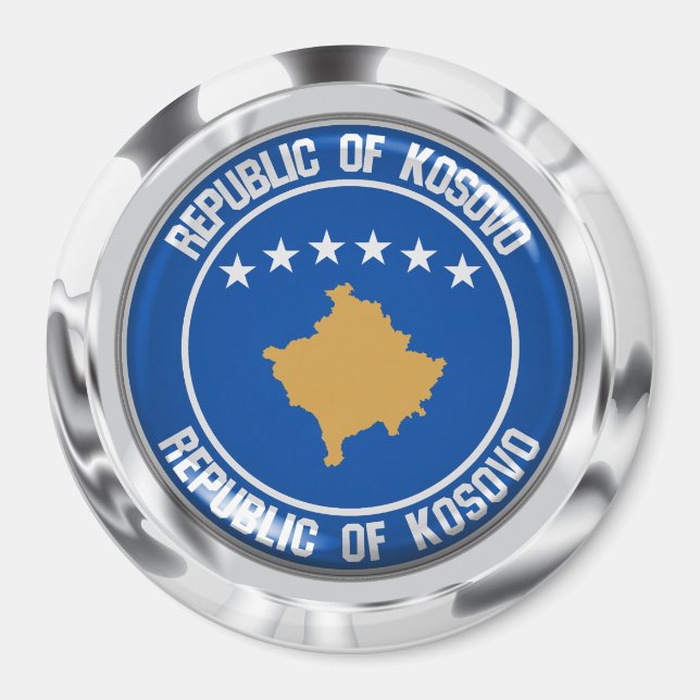 Imã Emblem Redonda do Kosovo (Frente)