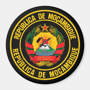 Imã Emblem redonda em Moçambique
