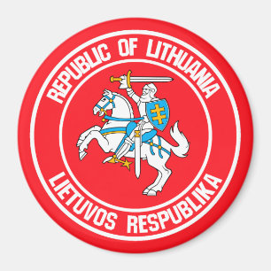 Imã Emblem redonda na Lituânia