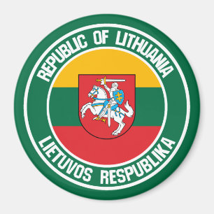 Imã Emblem redonda na Lituânia