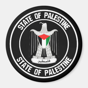 Imã Emblem redonda Palestina