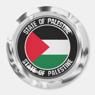 Imã Emblem redonda Palestina