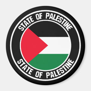 Imã Emblem redonda Palestina