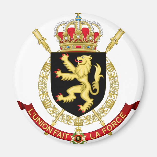 Imã emblema bélgico (Frente)