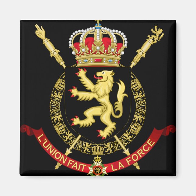 Imã emblema bélgico (Frente)
