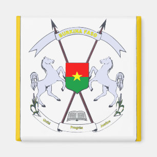Imã emblema burkina