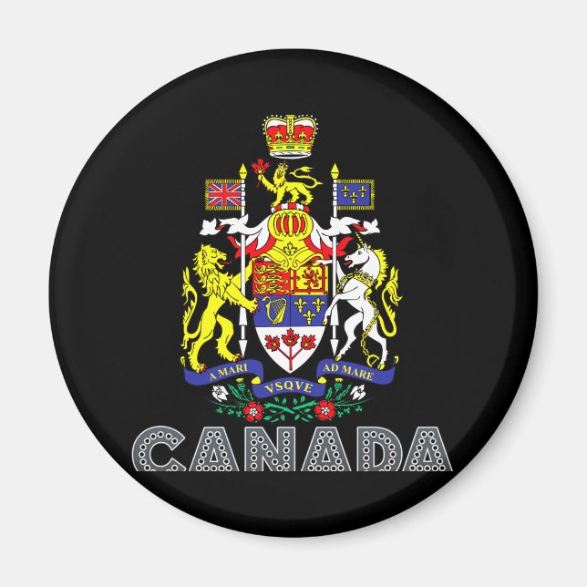 Imã Emblema canadense (Frente)