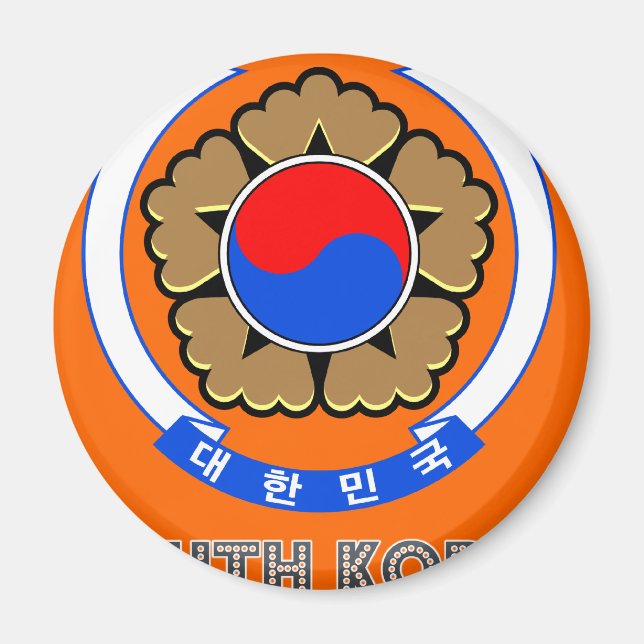 Imã Emblema Coreano (Frente)