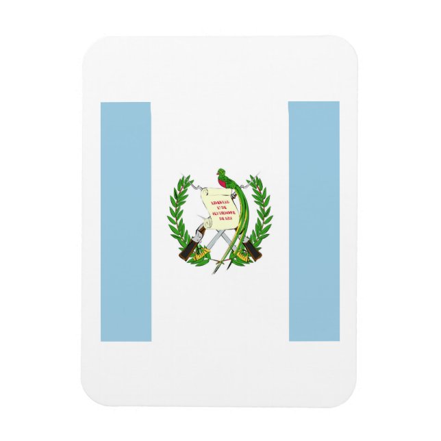 Ímã Emblema da bandeira da Guatemala (Vertical)
