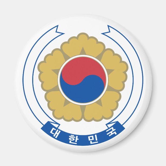 Imã Emblema da Coreia do Sul (Frente)