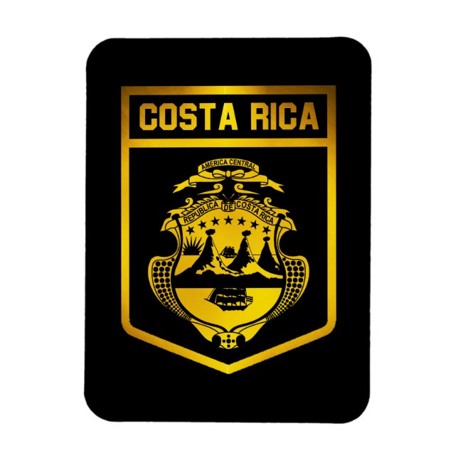 Ímã Emblema da Costa Rica (Vertical)