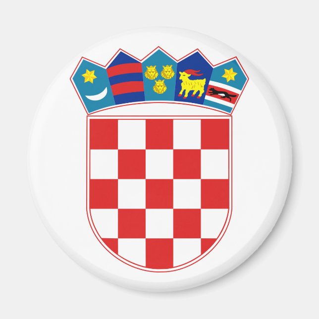 Imã emblema da croácia (Frente)