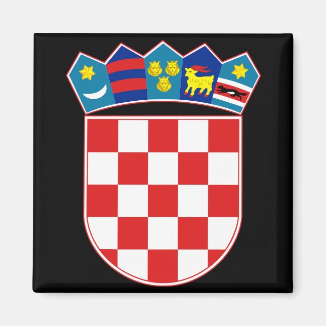 Imã emblema da croácia (Frente)