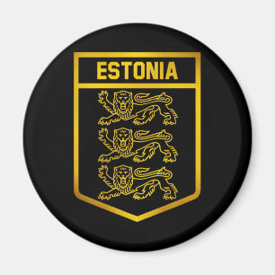 Imã Emblema da Estônia