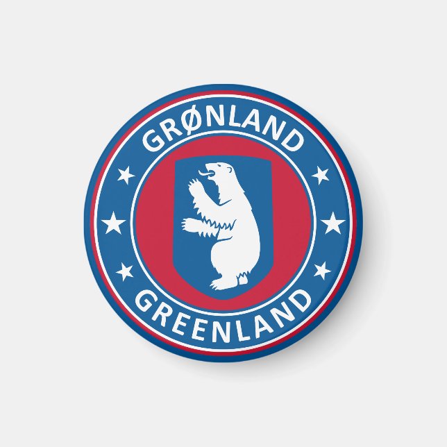 Imã Emblema da Gronelândia  (Frente)